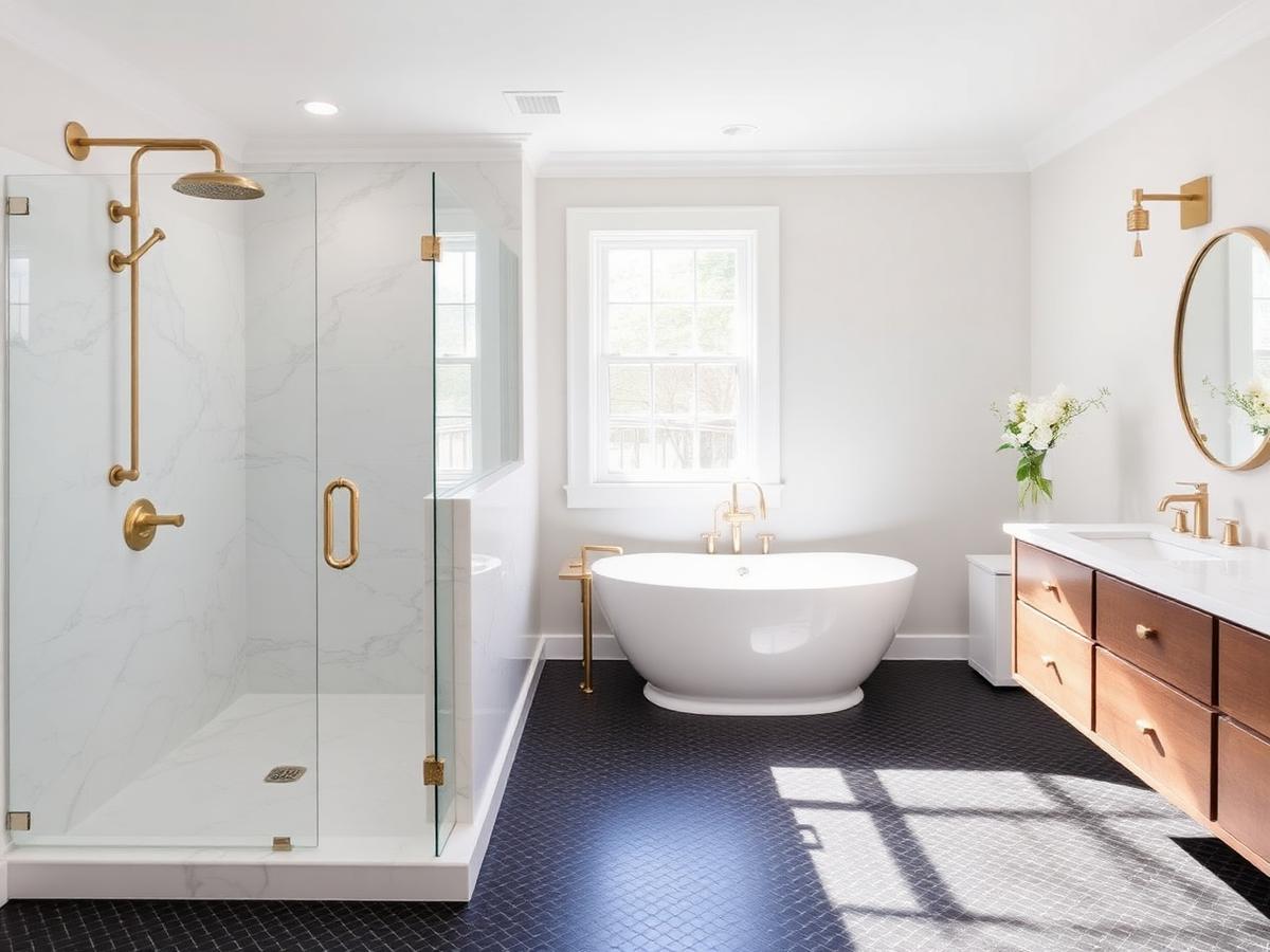 Bathroom Remodeling project by Vanguard Contracting